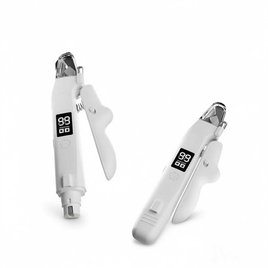 2-in-1 Dog Nail Clipper Grinder with LED Light