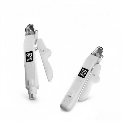 2-in-1 Dog Nail Clipper Grinder with LED Light