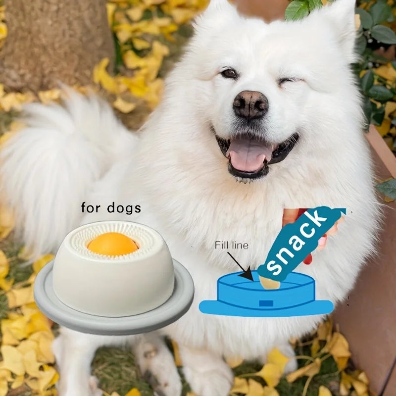 Dual-Action Pet Licking Station